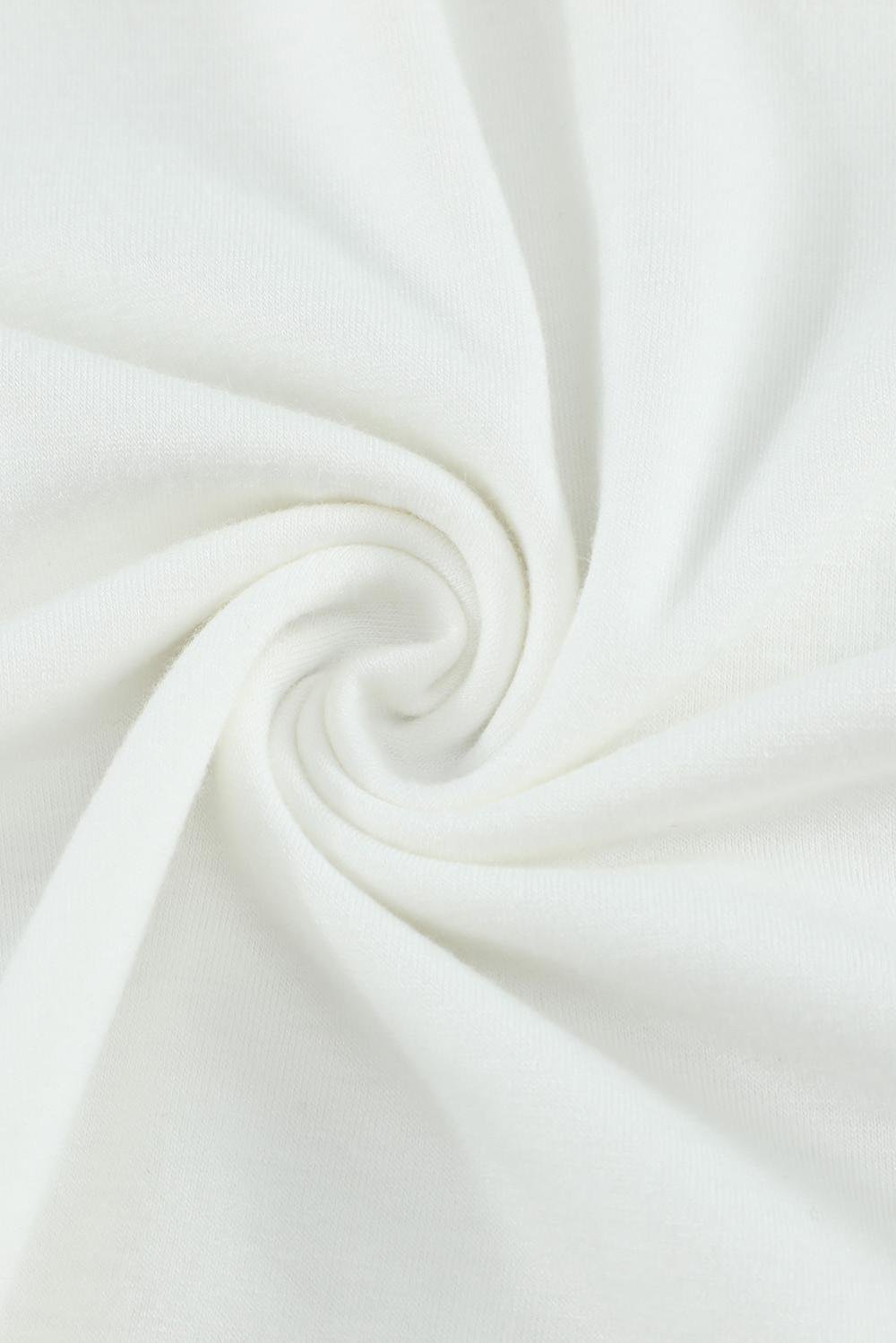 Sleeveless Tops | Women White Solid Color Basic Crew Neck Tank